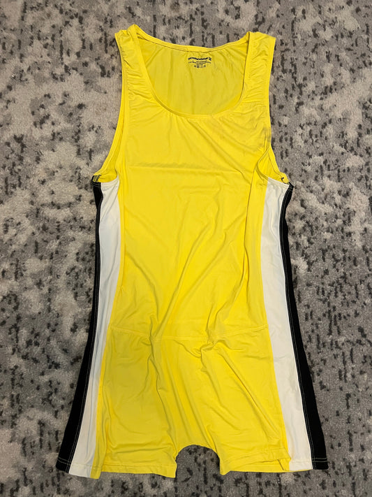 Yellow with Black& White Singlet