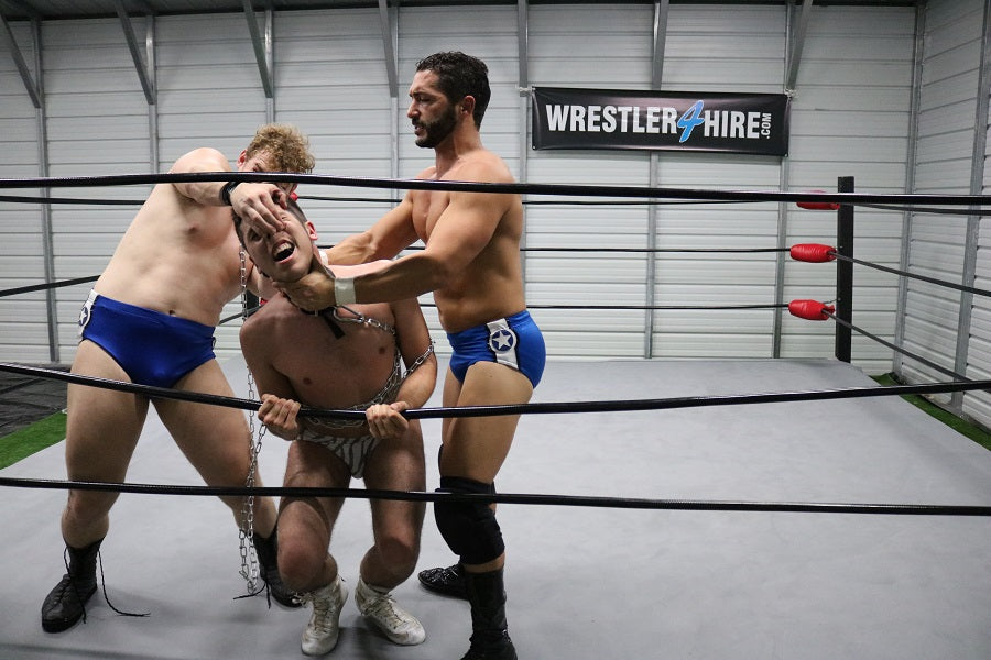 Vinny Motz vs. Chase Sinn & Mad Dog Mike (Double-Teamed)