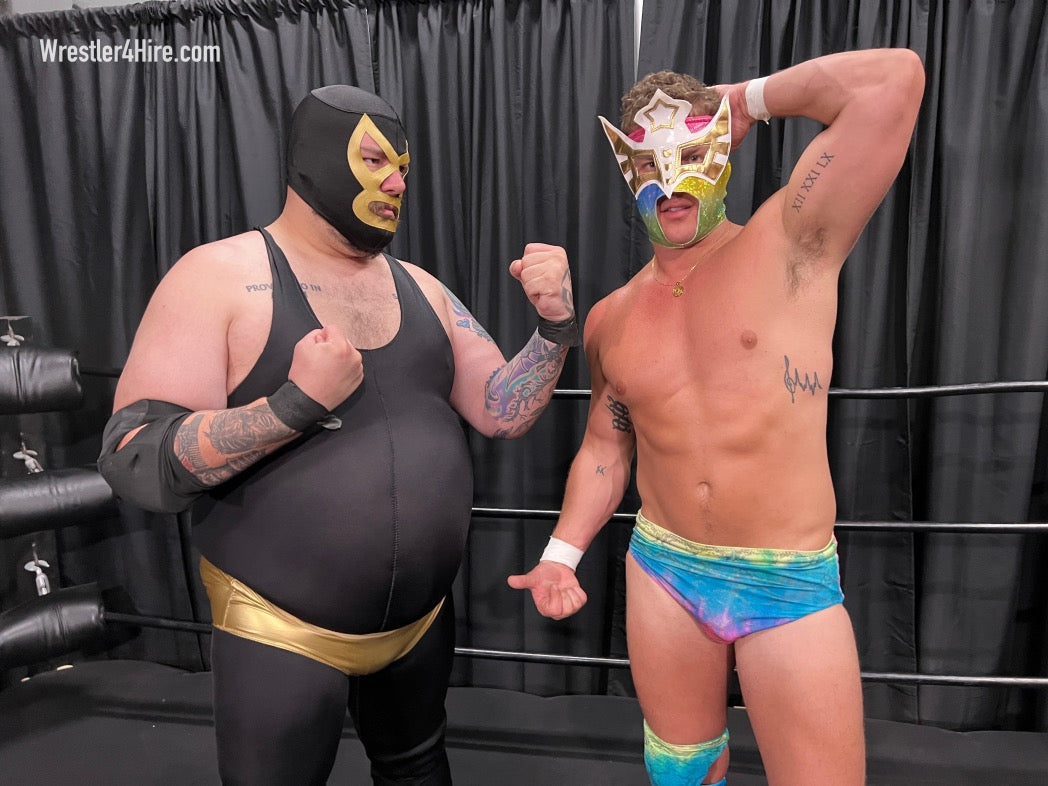 Golden Terror vs. Mystery Hunk (Mask vs. Mask)