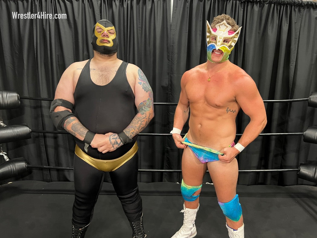 Golden Terror vs. Mystery Hunk (Mask vs. Mask)