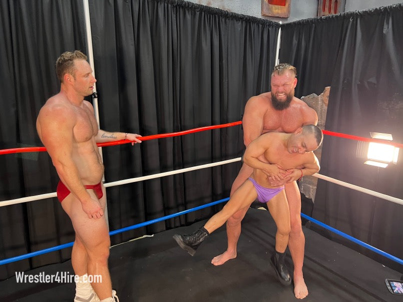 Meaty & Bjorn vs. Ricky Vegas (Double Muscle Bully)