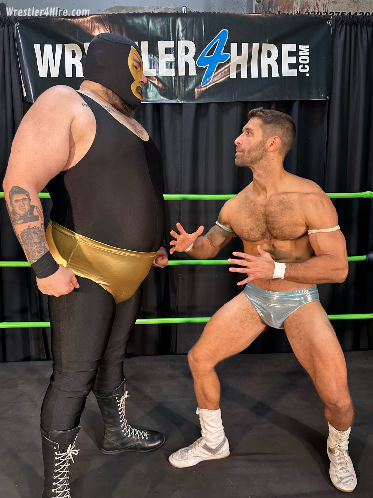 HAIRY HUNK HUMBLED & SQUASHED: Blayne vs. Golden Terror