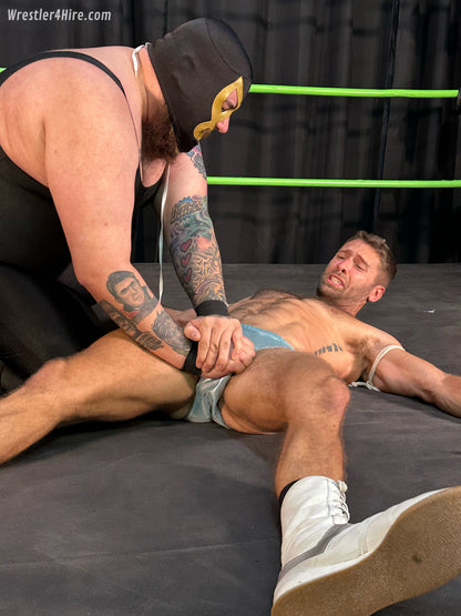HAIRY HUNK HUMBLED & SQUASHED: Blayne vs. Golden Terror