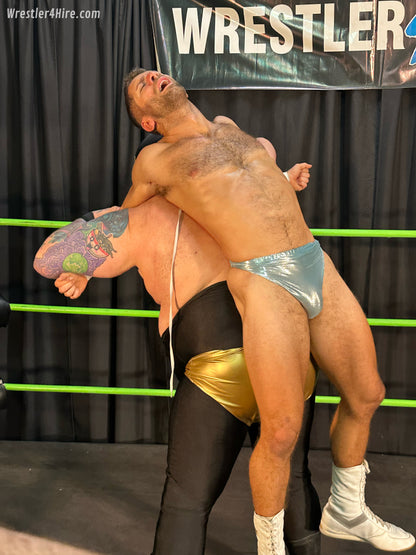 HAIRY HUNK HUMBLED & SQUASHED: Blayne vs. Golden Terror