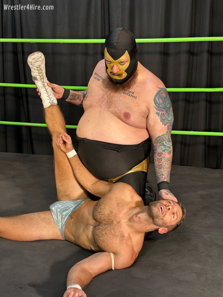 HAIRY HUNK HUMBLED & SQUASHED: Blayne vs. Golden Terror
