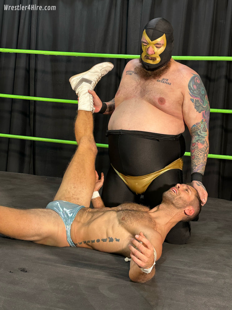 HAIRY HUNK HUMBLED & SQUASHED: Blayne vs. Golden Terror