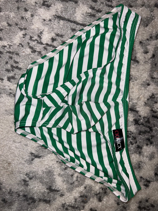 Green & White Strip