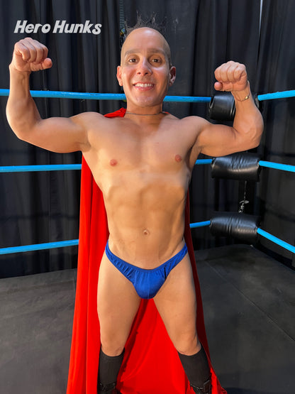 Golden Terror vs. Super Vegas (Pro Wrestling Superheroes)