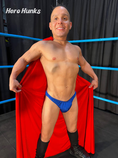 Golden Terror vs. Super Vegas (Pro Wrestling Superheroes)