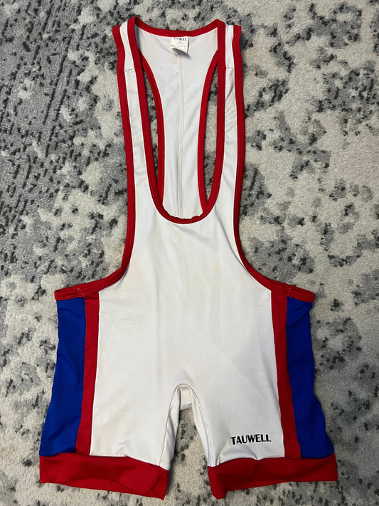 White with Red & Blue (Daddy Texas)