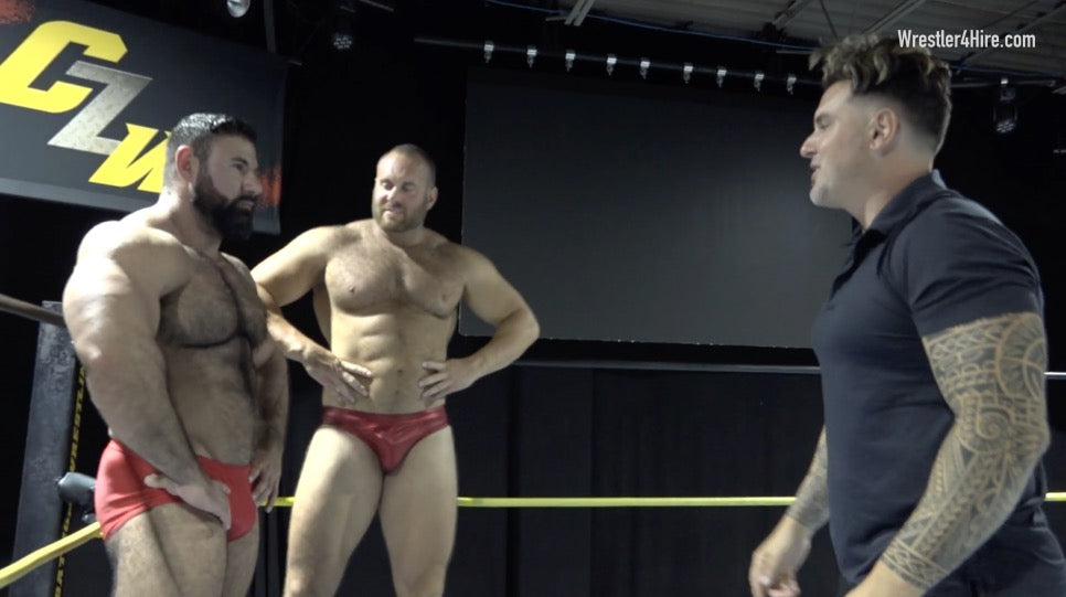 Zach Altovito & Mark Muscle vs. Cameron & Ethan Andrews (Guest Ref)