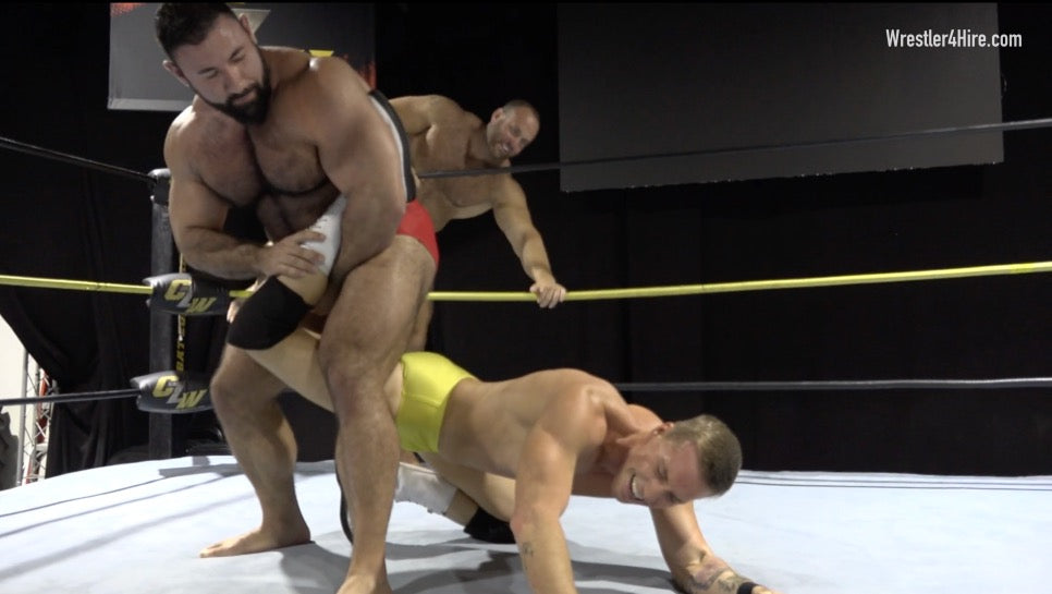 Zach Altovito & Mark Muscle vs. Cameron & Ethan Andrews (Guest Ref)