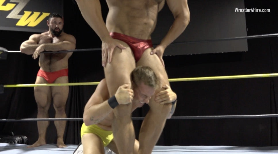 Zach Altovito & Mark Muscle vs. Cameron & Ethan Andrews (Guest Ref)