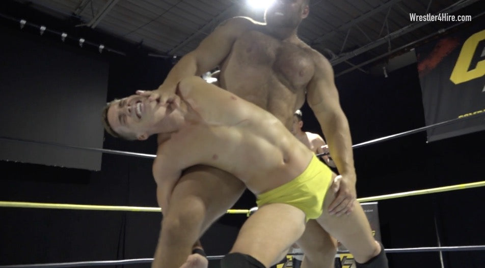 Zach Altovito & Mark Muscle vs. Cameron & Ethan Andrews (Guest Ref)