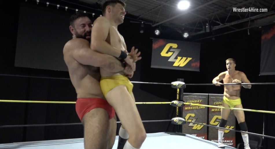 Zach Altovito & Mark Muscle vs. Cameron & Ethan Andrews (Guest Ref)