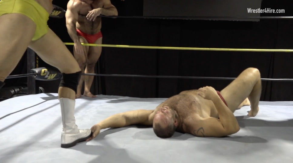 Zach Altovito & Mark Muscle vs. Cameron & Ethan Andrews (Guest Ref)