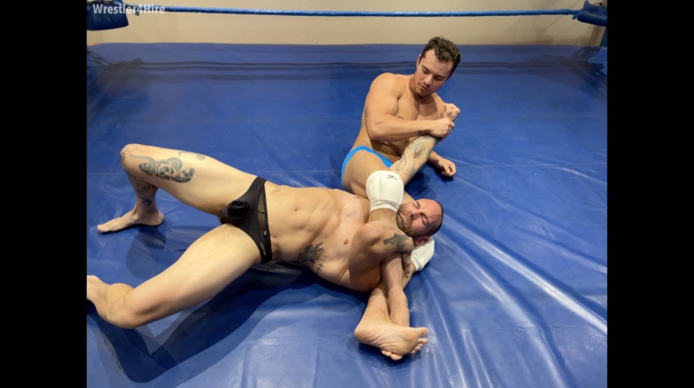 Part 1: Travis Maverick vs. Chace LaChance (Headscissors & Bodyscissors)