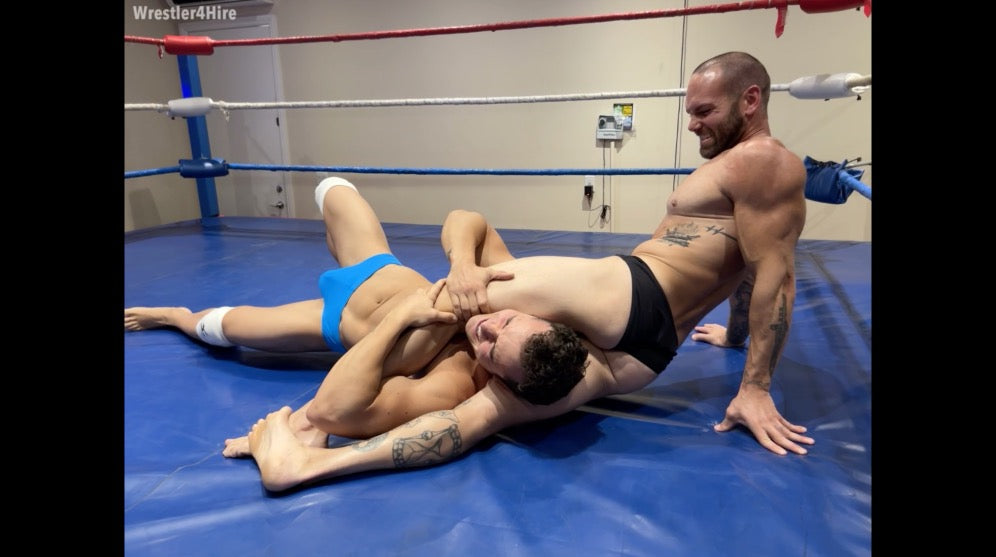 Part 1: Travis Maverick vs. Chace LaChance (Headscissors & Bodyscissors)