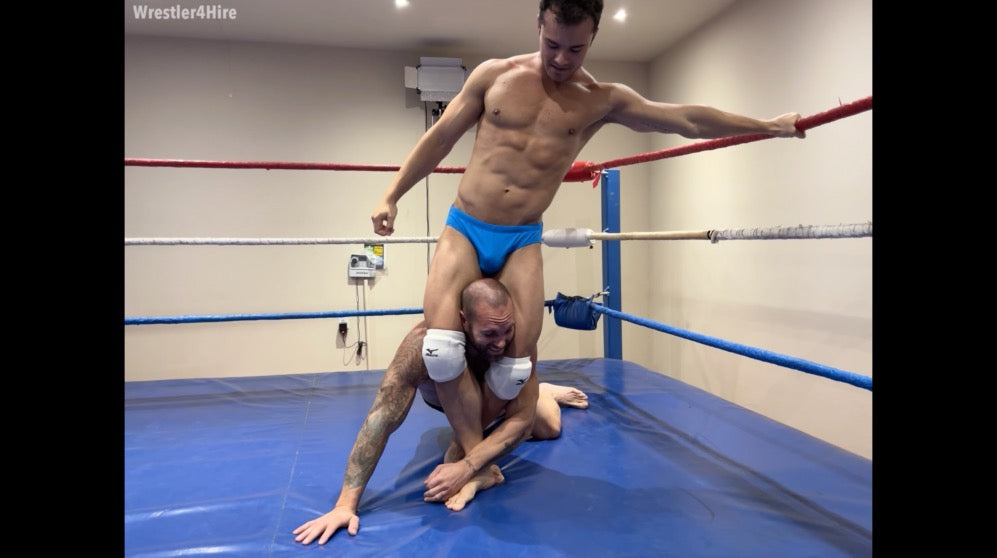 Part 1: Travis Maverick vs. Chace LaChance (Headscissors & Bodyscissors)