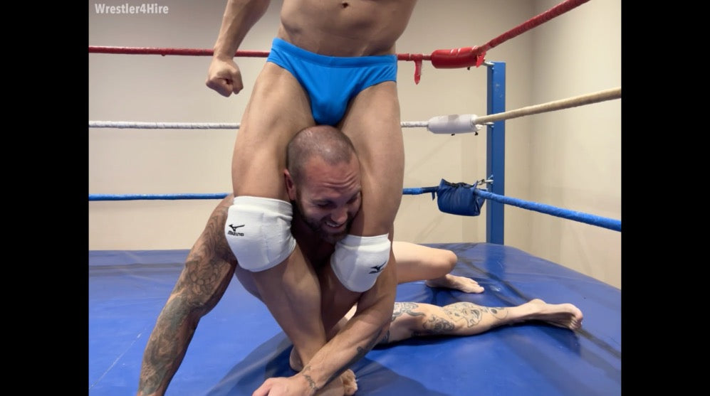 Part 1: Travis Maverick vs. Chace LaChance (Headscissors & Bodyscissors)