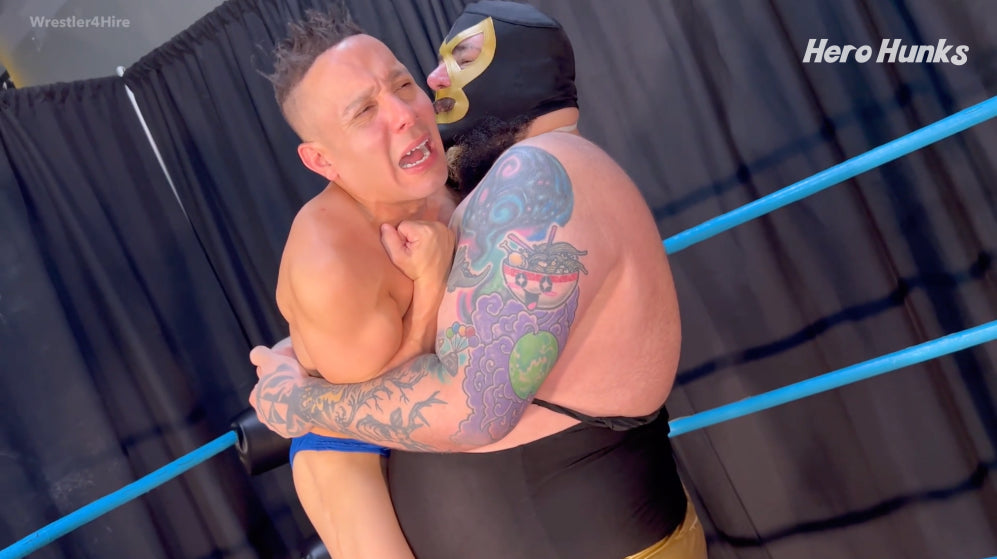 Golden Terror vs. Super Vegas (Pro Wrestling Superheroes)