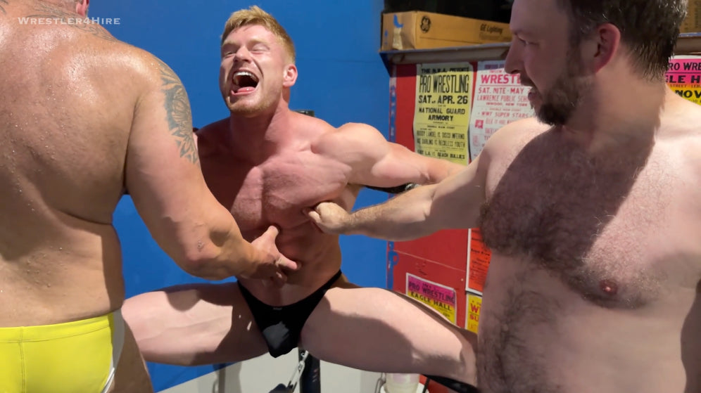 TAG TEAM BETRAYAL: Jim Ratt vs. Mark Muscle & Jonny Firestorm (2-on-1)