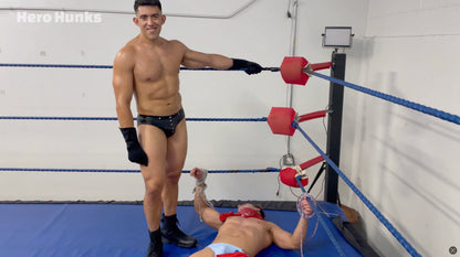 Steel Man POV Tied-up & Double-Teamed