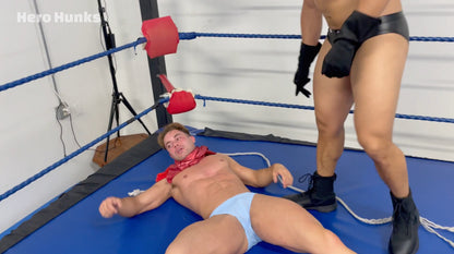 Steel Man POV Tied-up & Double-Teamed