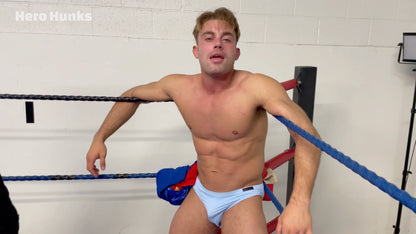 Steel Man POV Tied-up & Double-Teamed