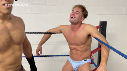 Steel Man POV Tied-up & Double-Teamed