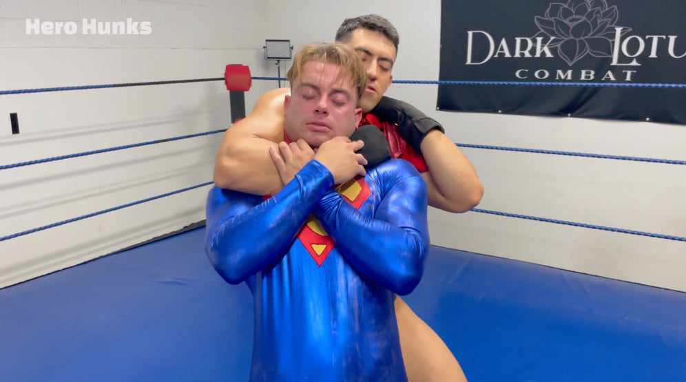 Steel Man POV Tied-up & Double-Teamed