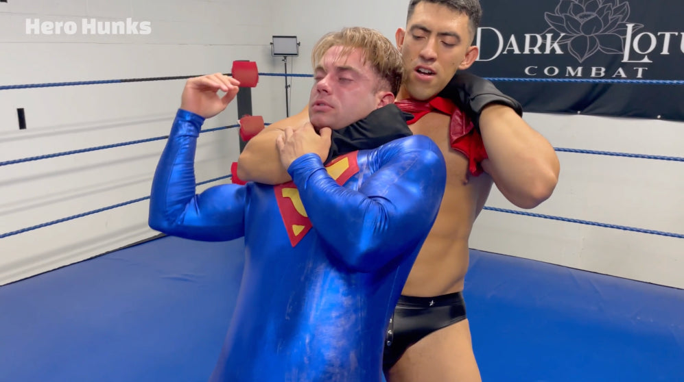 Steel Man POV Tied-up & Double-Teamed