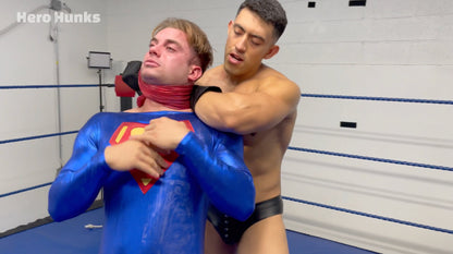 Steel Man POV Tied-up & Double-Teamed