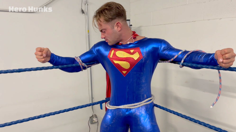 Steel Man POV Tied-up & Double-Teamed
