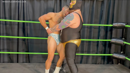 HAIRY HUNK HUMBLED & SQUASHED: Blayne vs. Golden Terror