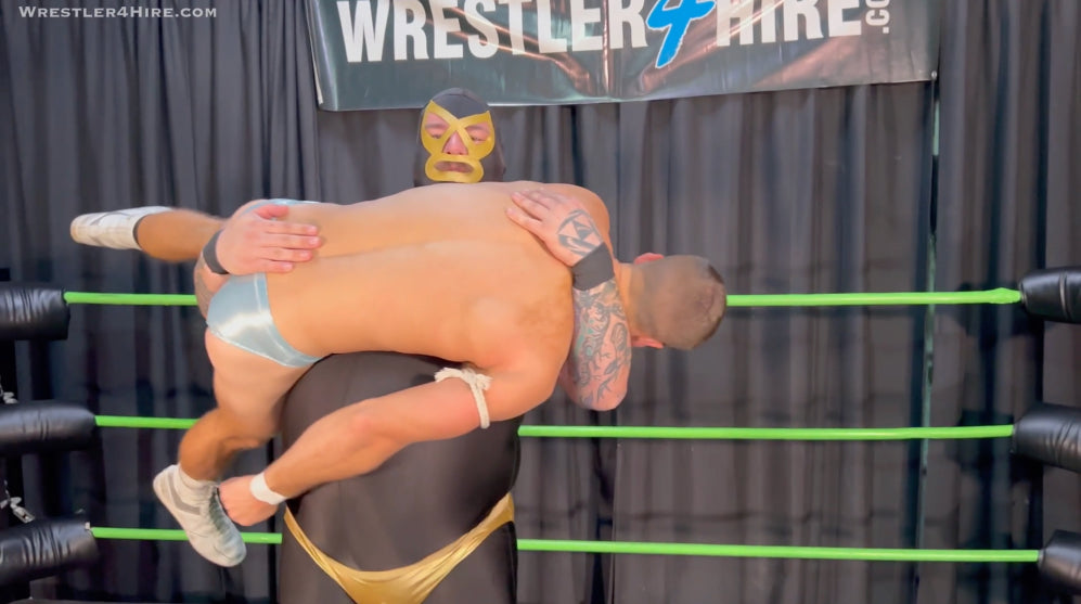 HAIRY HUNK HUMBLED & SQUASHED: Blayne vs. Golden Terror