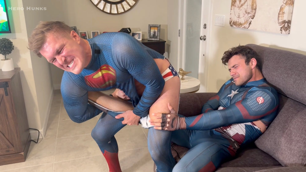 Super Soldier vs. Steel Man (Rip & Strip)