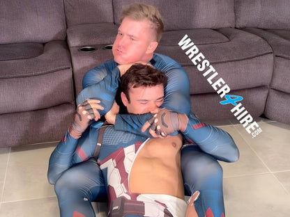 Super Soldier vs. Steel Man (Rip & Strip)