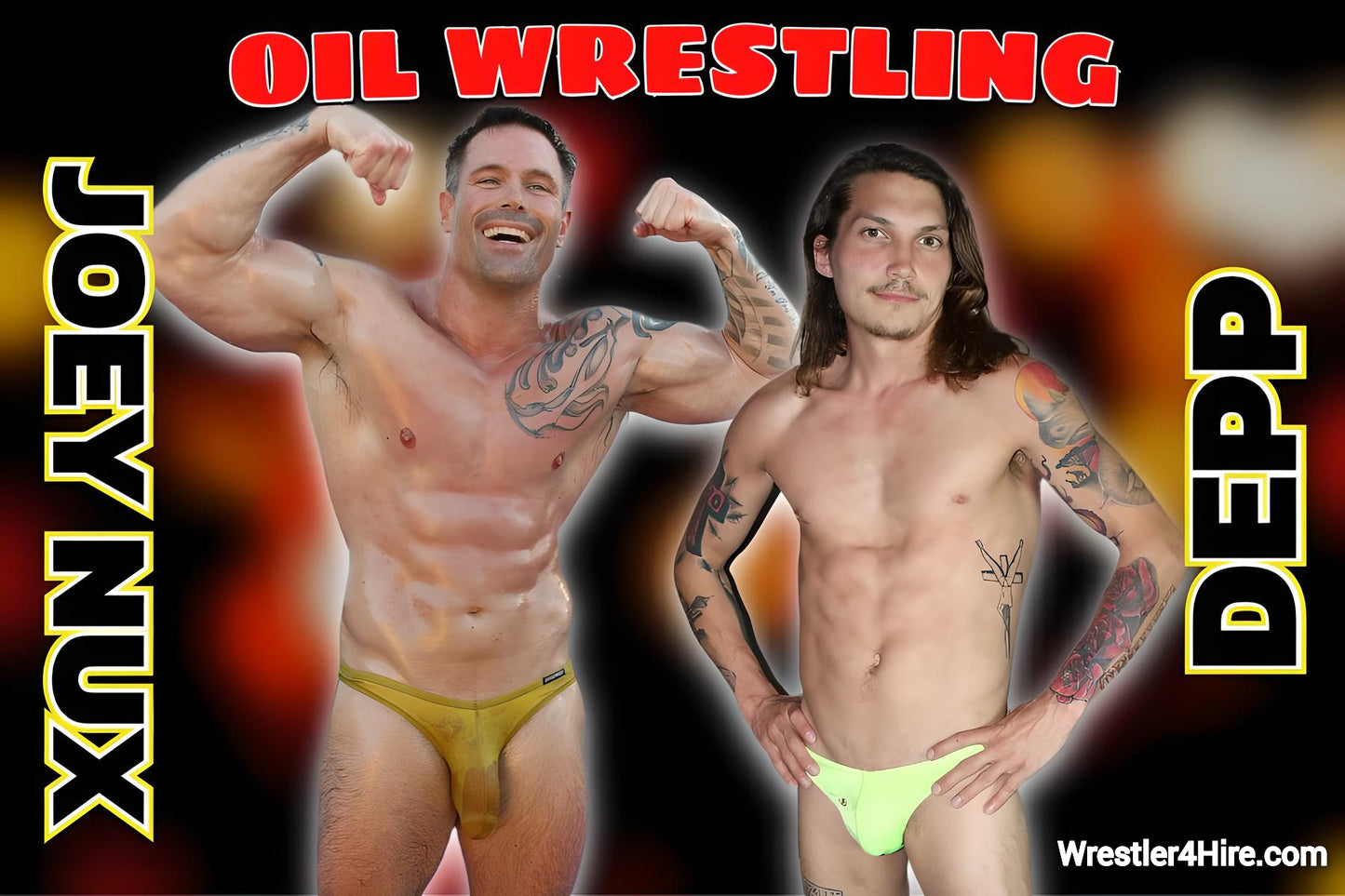 Depp vs. Joey Nux (Oil Wrestling)