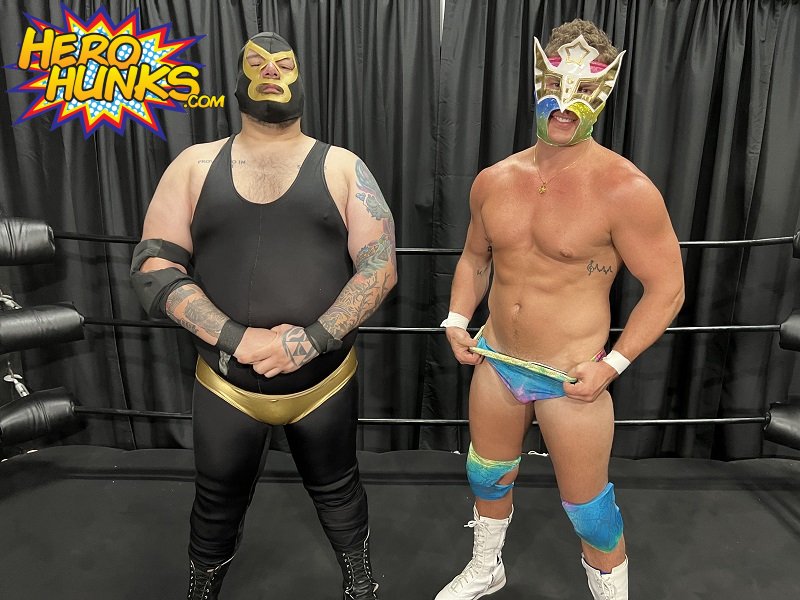 Golden Terror vs. Mystery Hunk (Mask vs. Mask)