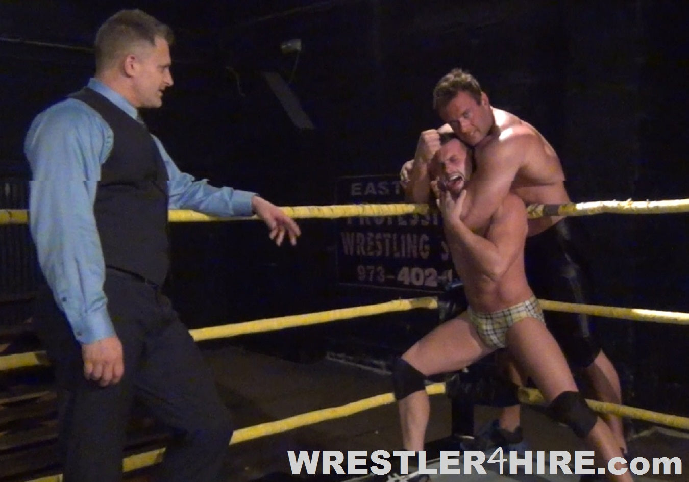 Chet Chastain vs. Mark Muscle & Brendan Cage (Muscle4Hire)