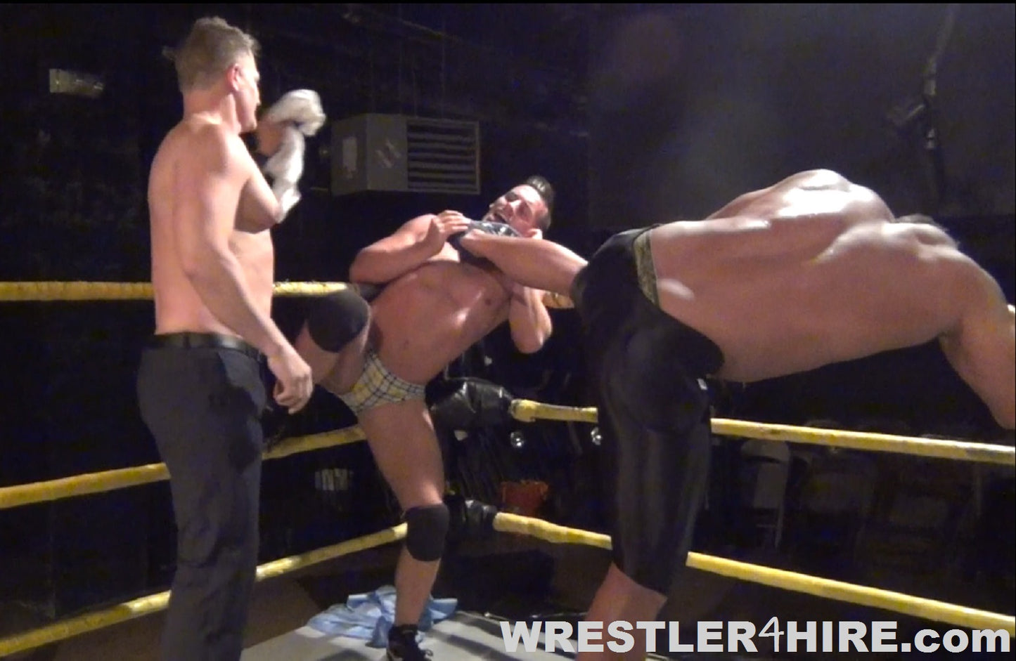 Chet Chastain vs. Mark Muscle & Brendan Cage (Muscle4Hire)