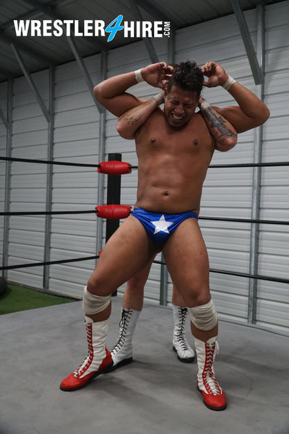Cameron & Gabe Steele vs. Daxx Carter (Double-Crossed)