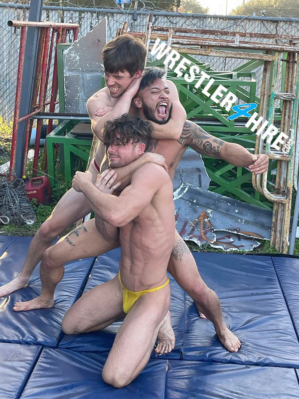 Christian Thorn vs. Blake Starr vs. Ethan Andrews (Thongs)