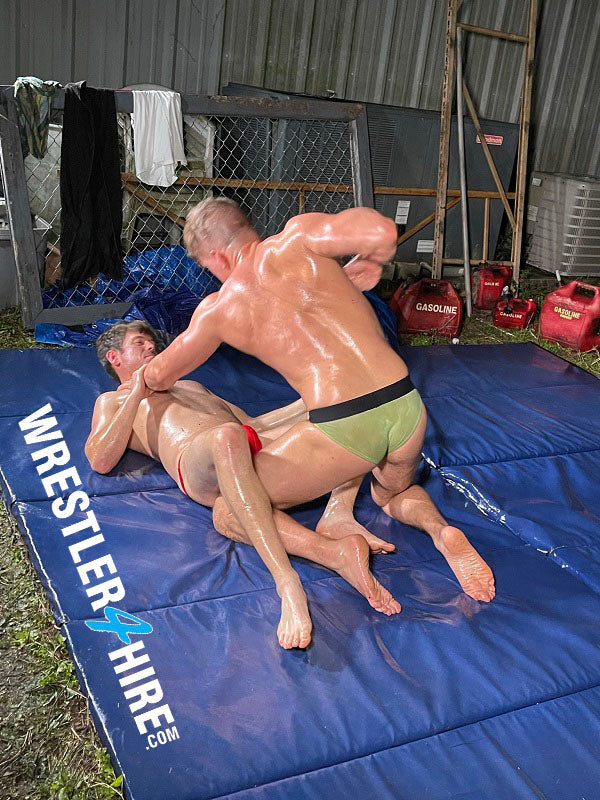 Drew Harper vs. Ethan Andrews (Oil Wrestling)