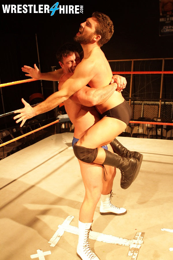 Joey Nux vs. Ronnie Pearl (Body Slams & Bear Hugs)