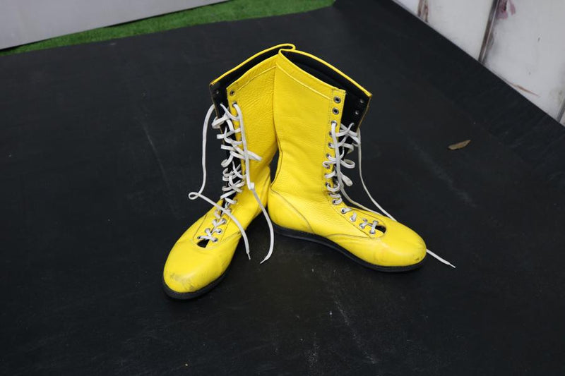 Yellow Pro Boots (Size 10)