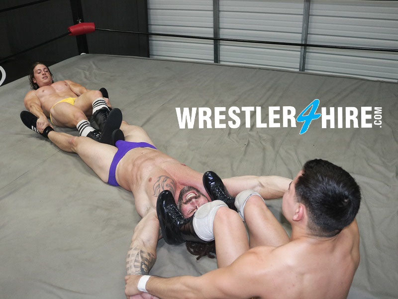 Scrappy & Javier The Hunk vs. Joey Nux (2-on-1)